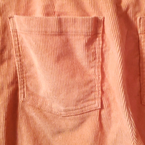 GAP High Rise Wide-leg Pink Corduroy Pants - Picture 2 of 3